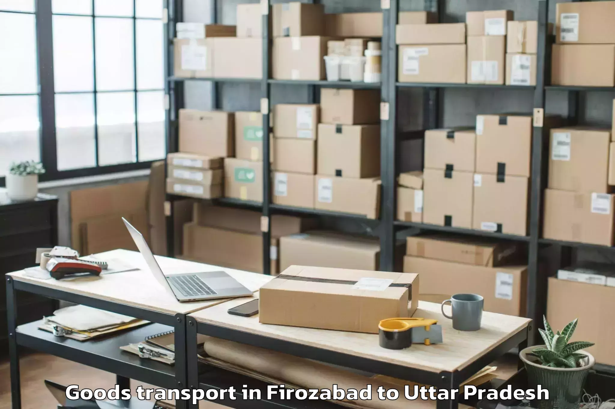 Book Firozabad to Jhusi Goods Transport